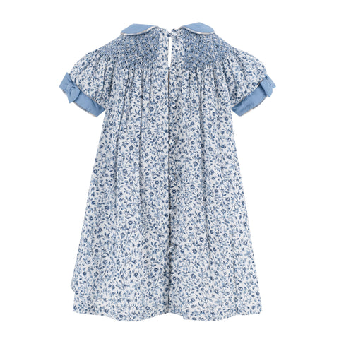 Chloe Girl Dress - Blue Rose