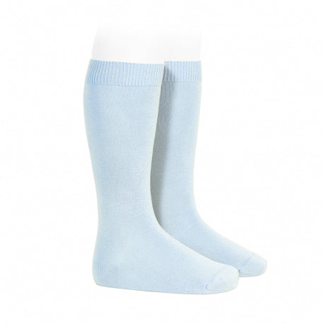 Condor® Flat Cotton Knee Sock - Light Blue