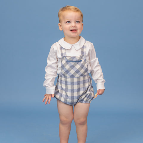 Bayden Boy Bubble Overall Set