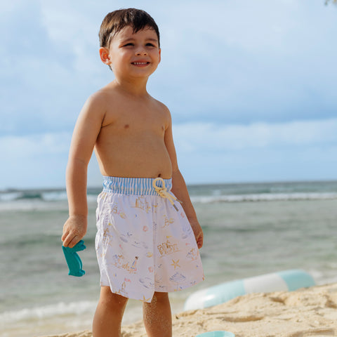 Kyle Boy Swim Trunk - Seaside