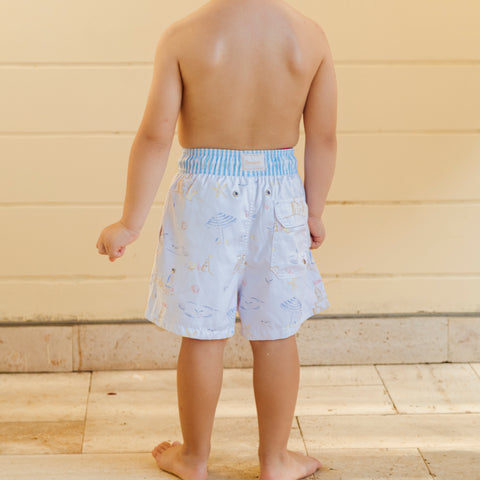 Kyle Boy Swim Trunk - Seaside