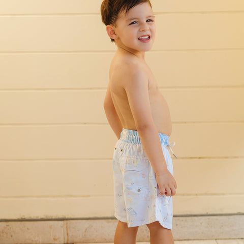 Kyle Boy Swim Trunk - Seaside
