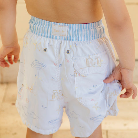 Kyle Boy Swim Trunk - Seaside