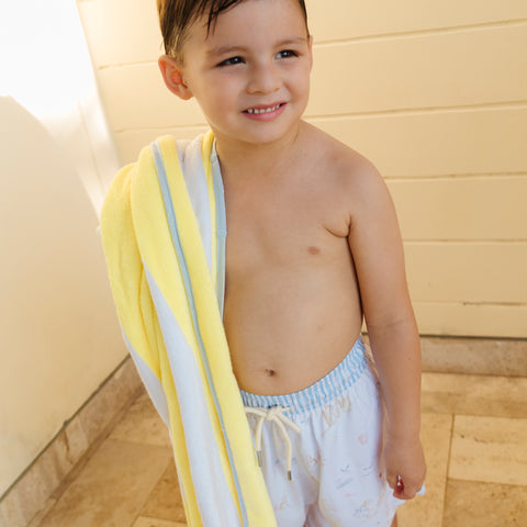 Kyle Boy Swim Trunk - Seaside
