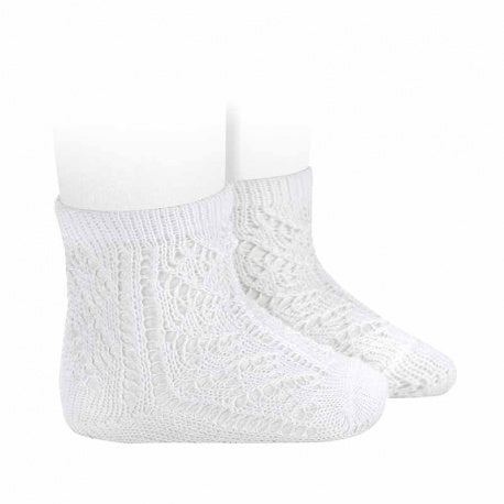 Condor® Crochet Anklet Sock - White