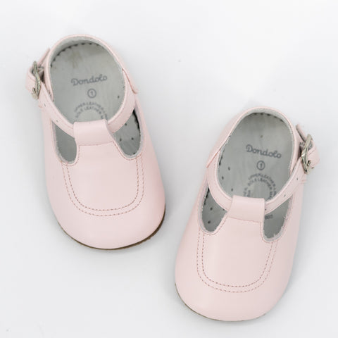Classic + Stitch Baby Shoe Light Pink