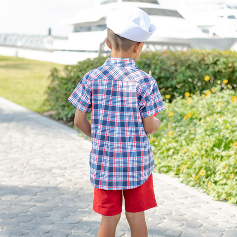 Maverick Boy Button Down/Short Set