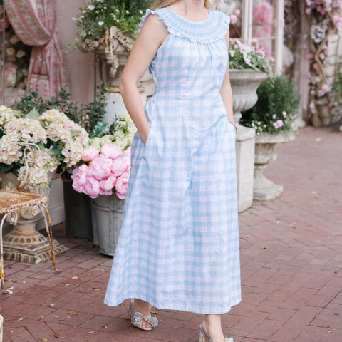 Women's Daisy Love Long Dress - Blue
