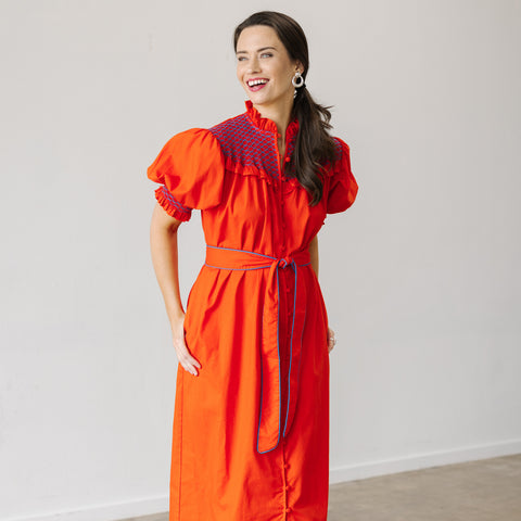 Women's Hello Dress - Tomato