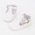 Pebbled Leather Baby Shoe - White