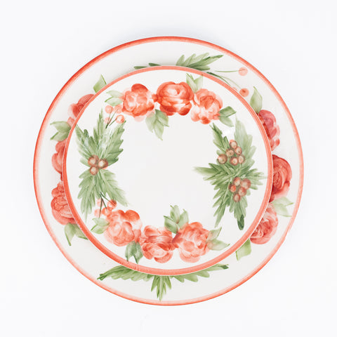 Christmas Blooms Dinner Plate