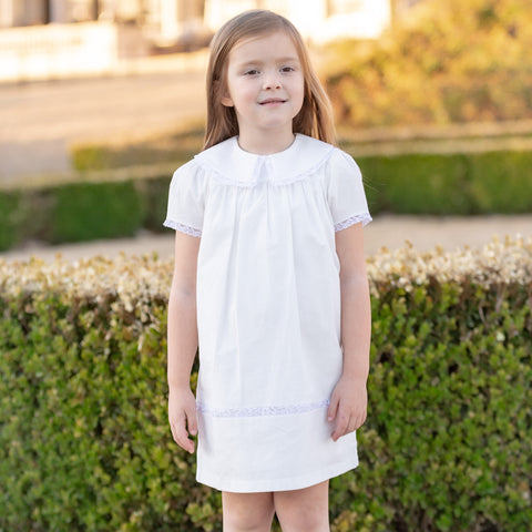 Clara Heirloom Dress - White