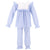 Celeste Stripe Girl Pajama Set